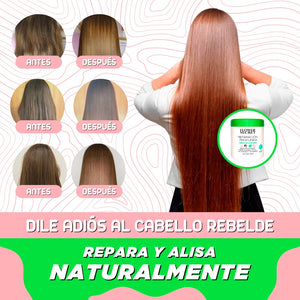 Crema Alisadora, Reparadora, Hidratante 100% Natural